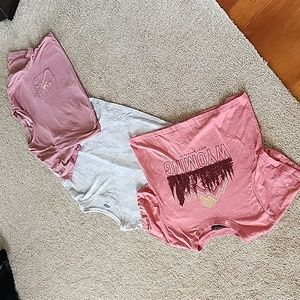 Women's oversized crop tees. Size small. Bundle of 3 for a great price.